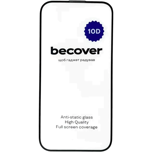 Защитное стекло для iPhone BeCover Tempered Glass 10D Black for iPhone 15 Pro (711331) фото 5