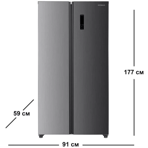 Холодильник Side-by-Side INTERLUX ILRS-100SBS: Количество дверей 2