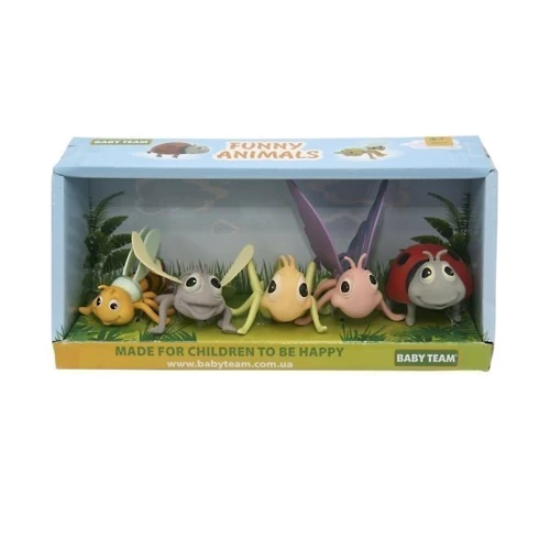 Набор игрушек-фигурок Baby Team Насекомые, 5 шт, (8834)