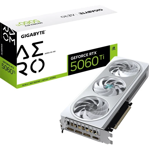 Видеокарта GIGABYTE GeForce RTX 5060 Ti AERO OC (GV-N506TAERO OC-8GD)