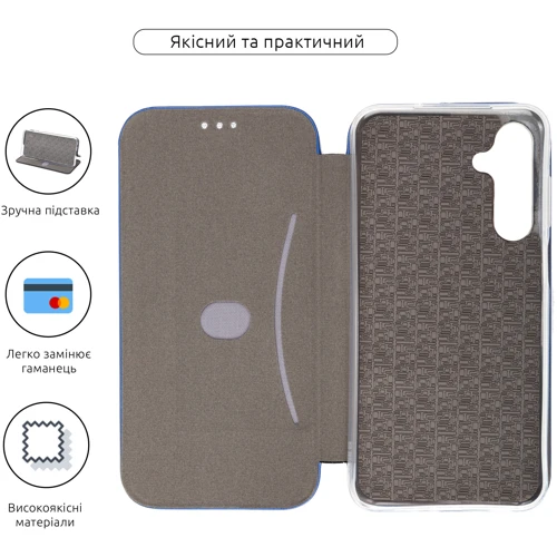 Чохол для телефона ArmorStandart G-Case Blue для Samsung M356 Galaxy M35 5G (ARM77984): Тип чехол-книжка