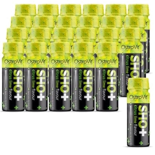 Предтренировочный комплекс OstroVit SHO+ Shot 24x80 ml/48 servings/Citrus Lime
