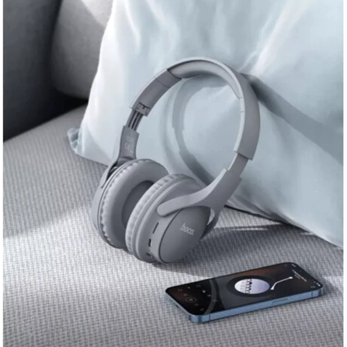 Наушники Hoco W40 Mighty Gray: Дополнительно Совместимость с Apple, Совместимость с Android, складная конструкция, регулятор громкости