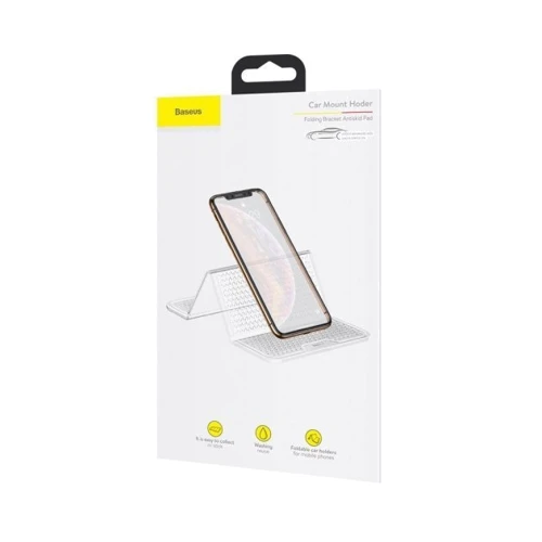 Держатель Baseus Folding Bracket Antiskid Pad Transparent (SUWNT-02): Особенности Подставка