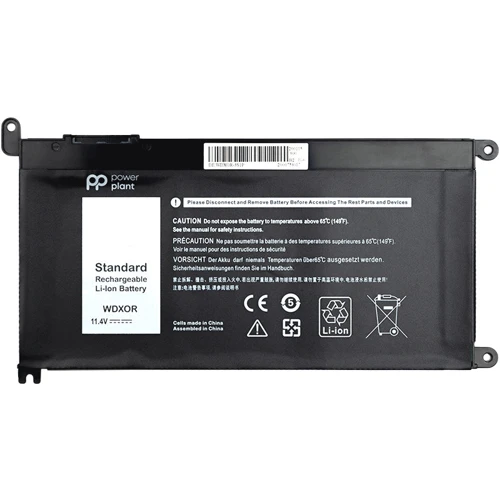 Батарея для ноутбука PowerPlant DELL Inspiron 17-5770 (T2JX4) 11.4V 3400mAh