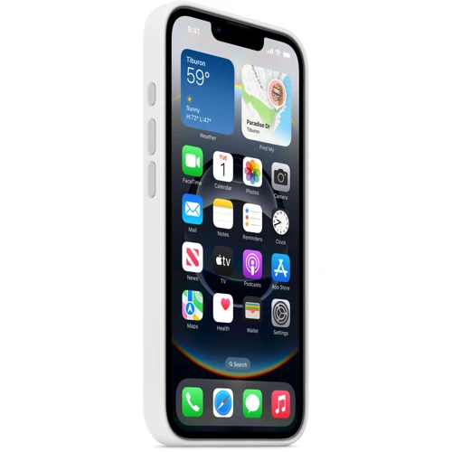 Чехол для iPhone Apple iPhone 16e Silicone Case – White (MD3P4ZM/A): Материалы Силикон