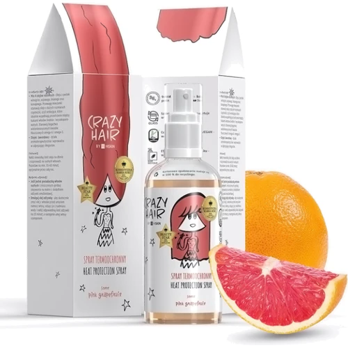 HiSkin Crazy Hair Heat Protectant Spray Pink Grapefruit Спрей-термозащита Розовый грейпфрут 100 ml: Классификация Натуральная