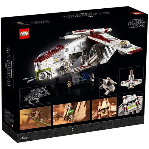 LEGO Star Wars Республиканский боевой корабль (75309): Количество деталей, шт. 3292