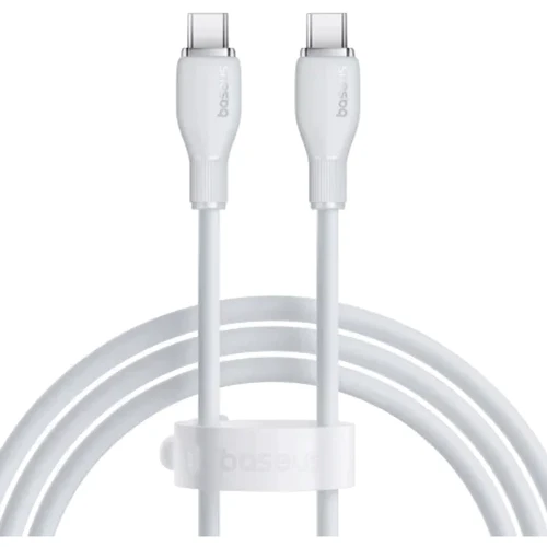 Кабель Baseus Cable USB-C to USB-C Pudding Series Fast Charging 100W 1.2m White (P10355702221-00)