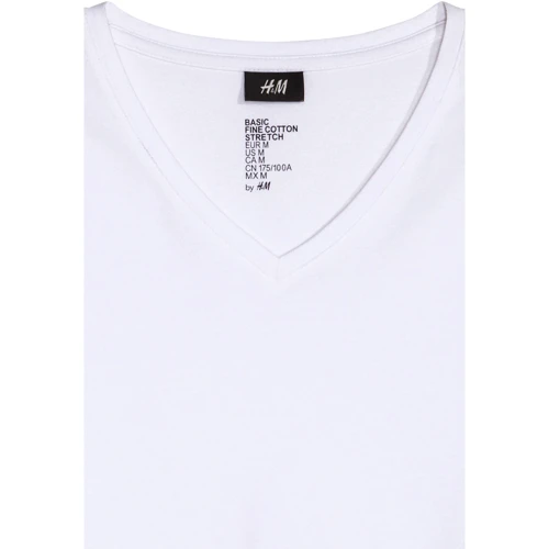 Лонгслів H & M 2336726 XL білий: Вид Лонгсліви