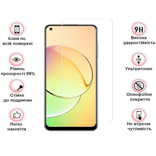 Аксесуар для смартфона BeCover Tempered Glass for Realme 10 (708569): Колір прозрачный