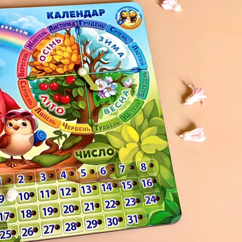 Дитяча гра Ubee Календар -2 Пташка українською мовою (ПСФ029-УКР) фото 7