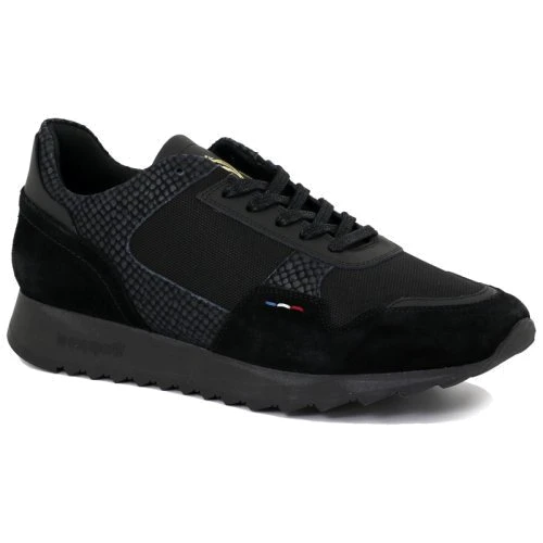 Кроссовки Le Coq Sportif Challenger Yoka (1921559-LCS) 45 (46) черные натуральная кожа всесезон
