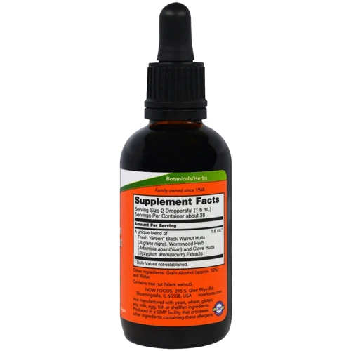 Now Foods Fresh Green Black Walnut Wormwood Complex 60 ml: Тип Пищеварительные ферменты