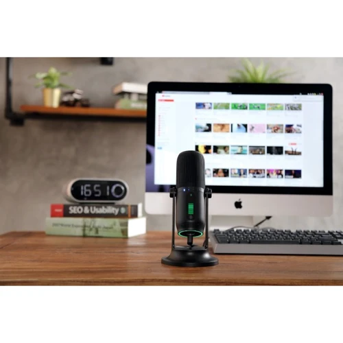 Микрофон Thronmax Mdrill One Slate Gray 48Khz Microphone: Способ подключения Проводной