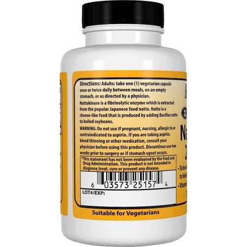 Healthy Origins Nattokinase 100 mg 60 caps Наттокиназа