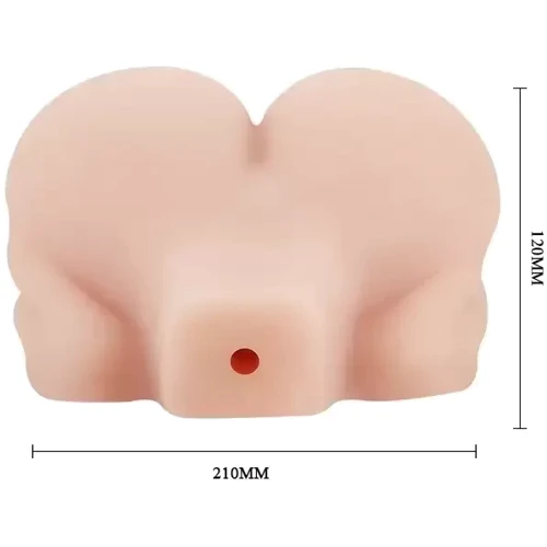 Мастурбатор с двойной вибрацией и двумя входами LYBAILE - Pussy & Ass hole (BM-009115)
