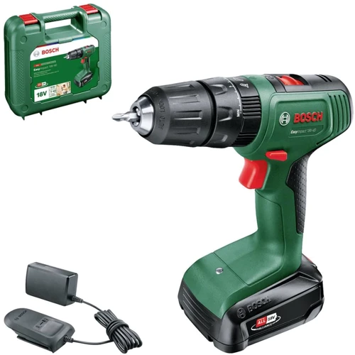 Дрель ударная Bosch EasyImpact 18V-40 (1x 2Ah) + AL18V-20 in carrying case (06039D8107)