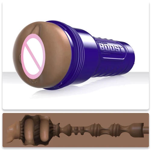 Мастурбатор-вагина Fleshlight Boost Bang Medium Dark Flesh (плавающие кольца Turbo Tech)