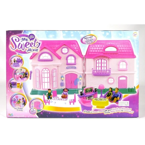 Домик с мебелью Shun Feng Long My Sweet Home (звук, свет) (16428)