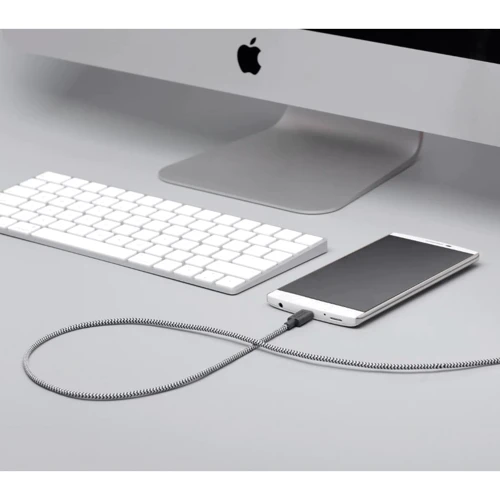 Кабель Native Union Belt USB Cable to USB-C 1,2m Zebra (BELT-AC-ZEB-NP) фото 4