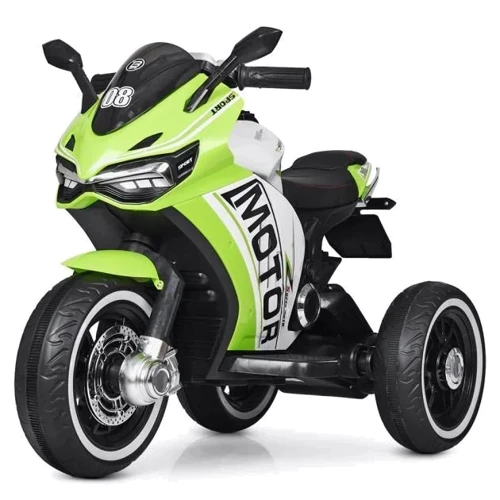 Детский электромотоцикл 3 колесный Bambi Racer Ducati зеленый (M 4053L-)