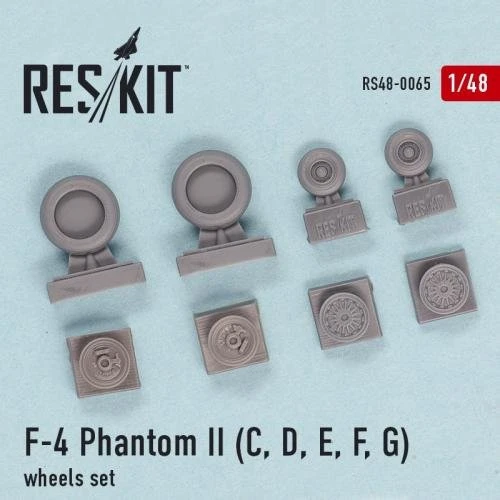 Смоляні колеса RESKIT для літака F-4C/D/E/F "Phantom II" RS48-0065