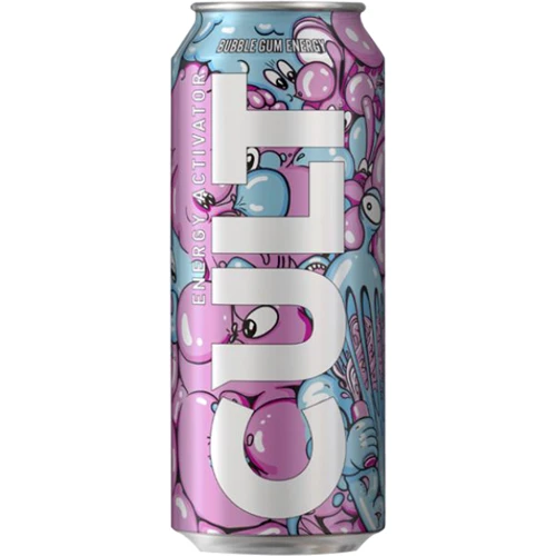 Напиток безалкогольный энергетический Cult Bubble Gum 0.5 л (4770477232070)