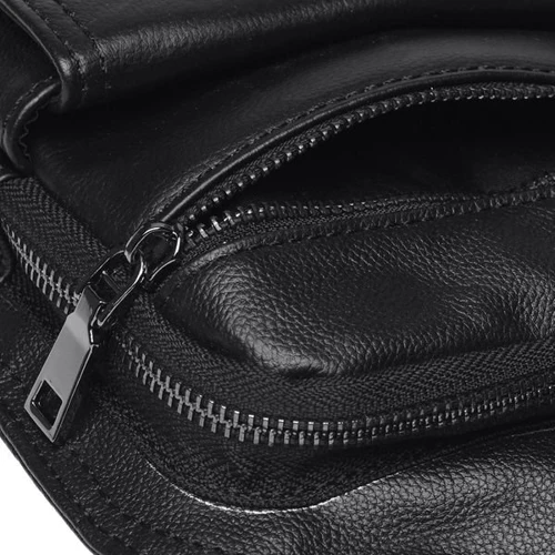 Мужская сумка-слинг Borsa Leather черная (k1320-black): Страна производитель Китай