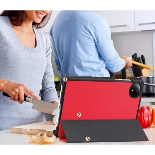 Аксессуар для планшетных ПК BeCover Smart Case Red for Xiaomi Redmi Pad SE 8.7 (711908)