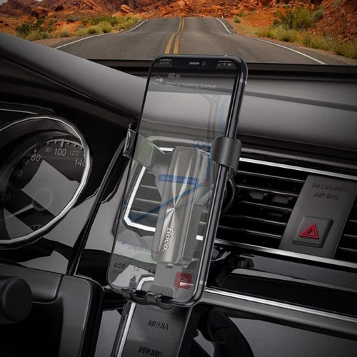 Держатель Hoco Car Holder Air Vent Black (CA71): Тип автомобильный