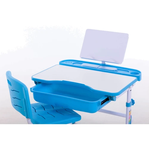 Комплект парта+стульчик Bambi М 7038 Blue + подставка для книжек