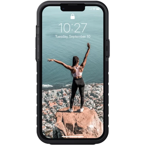 Чехол для iPhone Urban Armor Gear UAG [U] Dip Black (11316U314040) for iPhone 13 Pro Max: Материалы поликарбонат и полиуретан