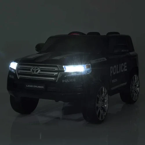 Дитячий електромобіль Bambi Racer Toyota Land Cruiser 200 Police, чорний (JJ2022EBLR-2-1) фото 9