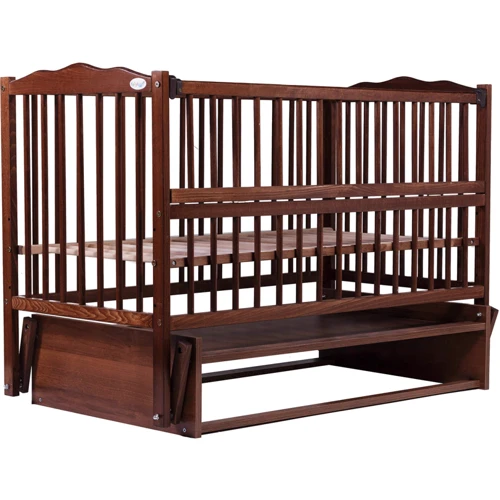 Кровать Babyroom Веселка маятник, откидной бок DVMO-2 бук орех (621999)