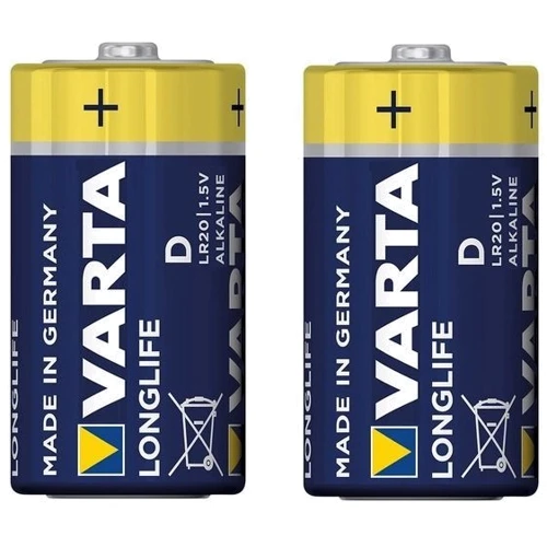 Varta D bat Alkaline 2шт LONGLIFE EXTRA (04120101412) фото 1