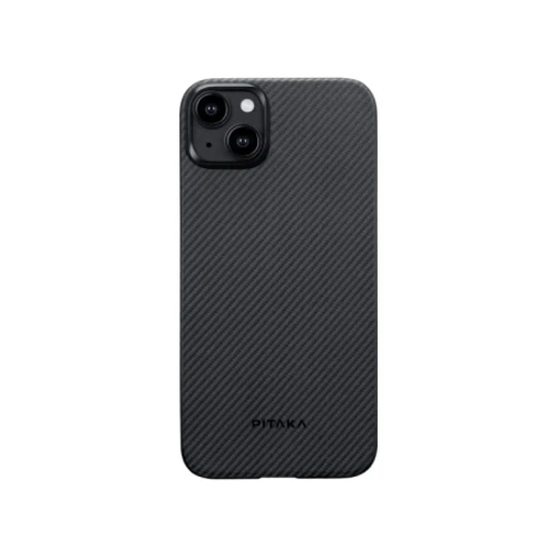 Чехол для iPhone Pitaka MagEZ Case 4 Twill 1500D Black/Grey (KI1501M) for iPhone 15 Plus