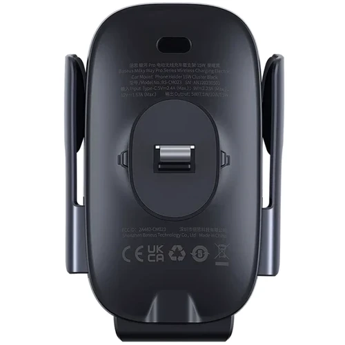 Держатель Baseus Car Holder Wireless Charger Milky Way Pro 15W Black (C40357000111-00): Совместимость универсальный, Apple