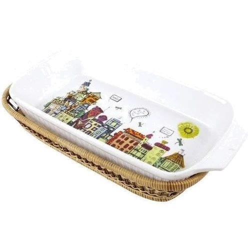 Форма Kamille 1.5 л 36х19 см (KM-6304): Крышка Нет