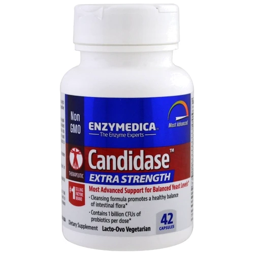 

Enzymedica Candidase, Extra Strength, 42 Capsules (ENZ-13010)