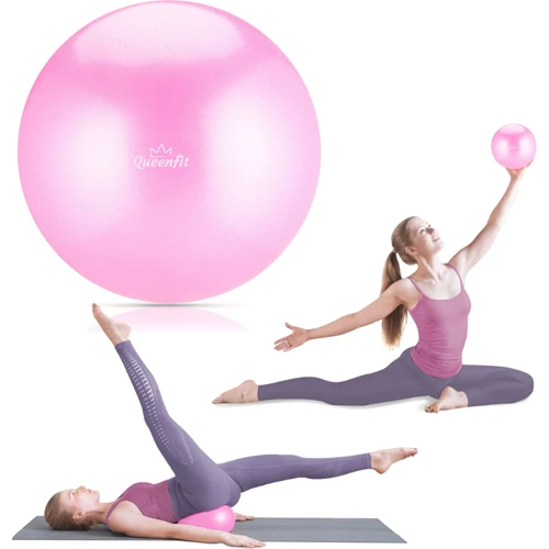 М'яч для фітнесу Queenfit 25 см рожевий: Діаметр, см 25