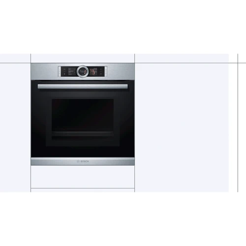 Духовой шкаф электрический Bosch HMG636BS1: Функция СВЧ есть