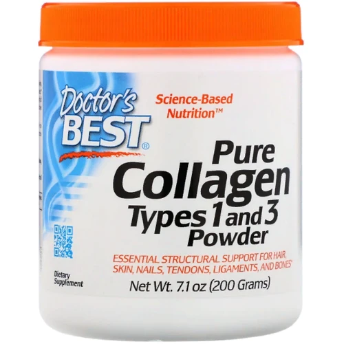 Doctor's Best, Pure Collagen, Types 1 and 3 Powder, 7.1 oz (200 g) (DRB-00203)