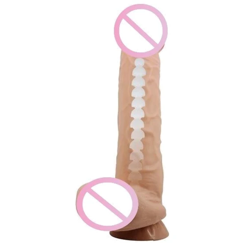 Фаллоимитатор LYBAILE Sliding Skin Bendable 10.2" Flesh