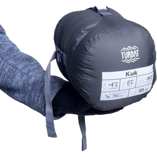 Спальний мішок Turbat KUK 350 Blue - 185 - синій (012.005.0087): Тип кокон