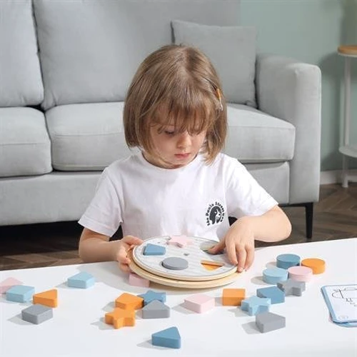 Деревянная игра-сортер Viga Toys PolarB Фигуры (44050)