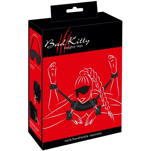Бондажный набор Orion Bad Kitty Neck-Hand-Ankle Restraint