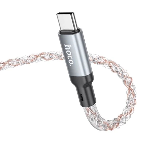 Кабель Hoco USB Cable to USB-C U112 3A 1m Gray фото 3