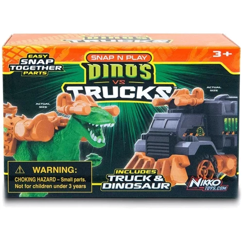 Игровой набор Road Rippers машинка и динозавр Raptor green (20075)