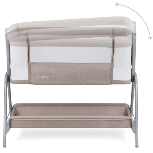 Приставная кроватка MoMi Fibi Бежевая (LOZE00003)